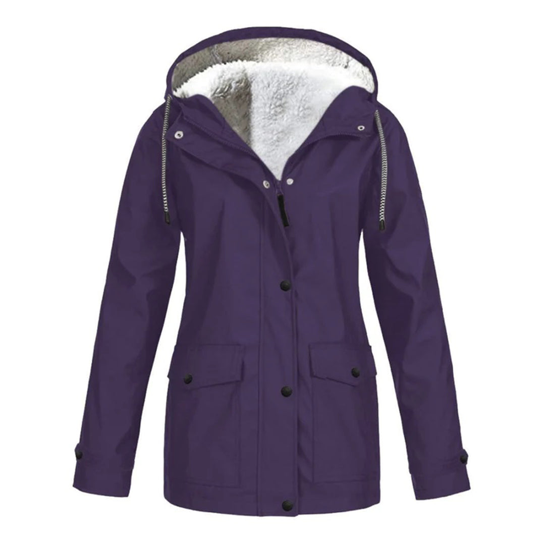 Letizia | Dikke Pile Jas met Fleece Voering