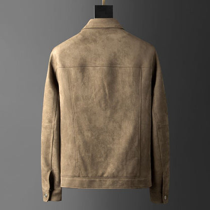Suède Jas Heren Reuben Stijl Leerlook