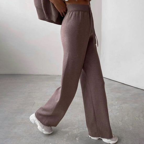 Dames Sweaterset met Coltrui – Comfortabele Alledaagse Set
