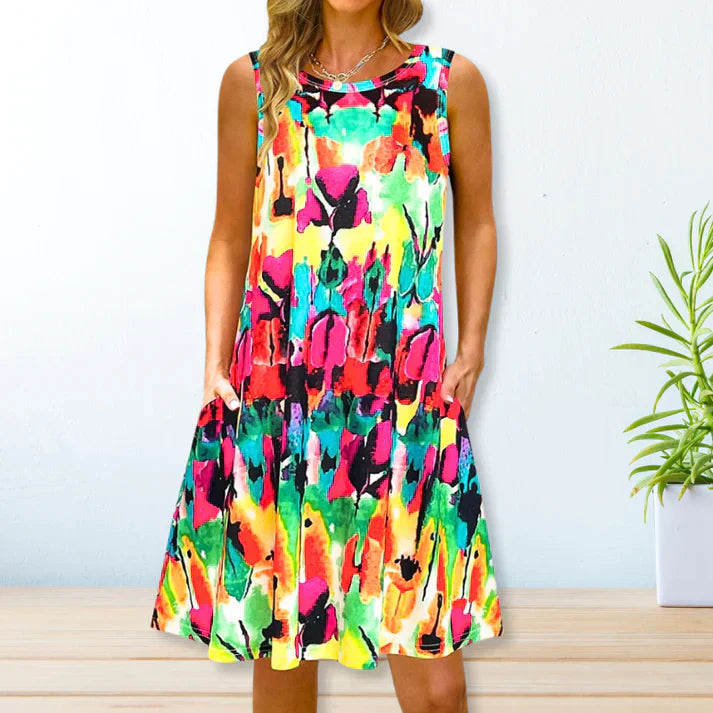 Vrouwelijke Zomerjurk Ivy Losse Casual Stijl