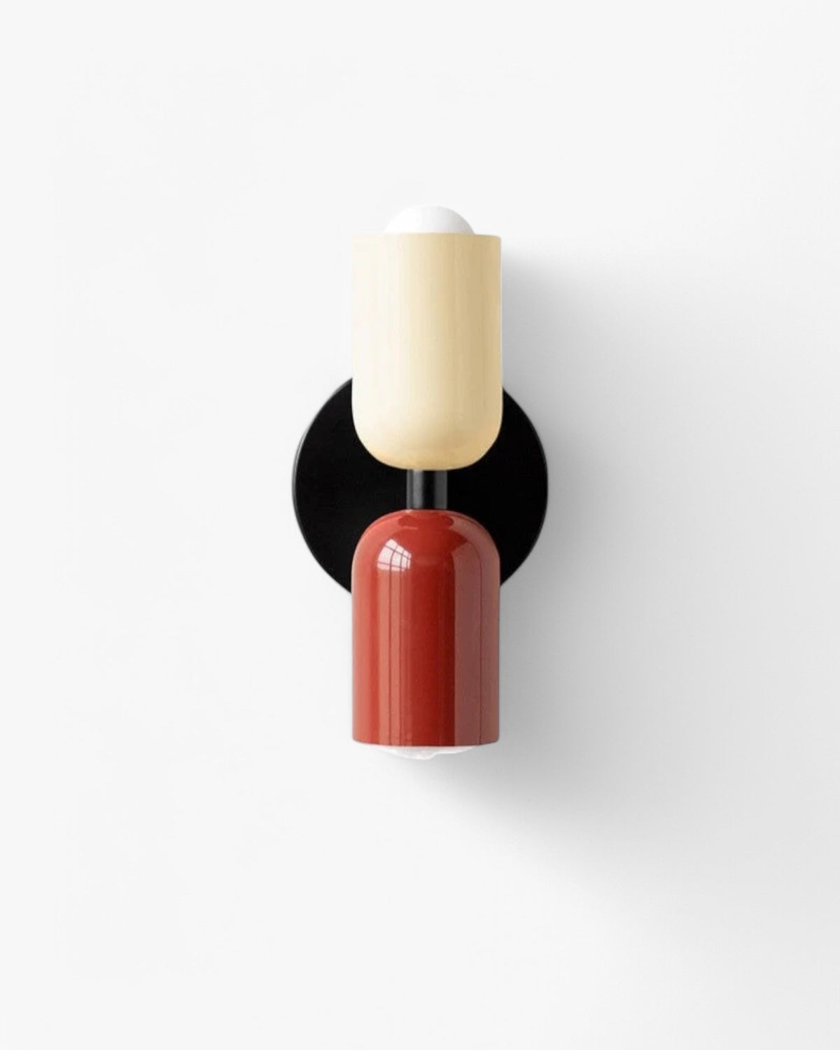 Wandlamp Dubbele Ronde Kap Zwart Frame Warm Sfeerlicht Slaapkamer Woonkamer Gang Minimalistische Wandverlichting Modern Japandi Scandinavisch Interieur