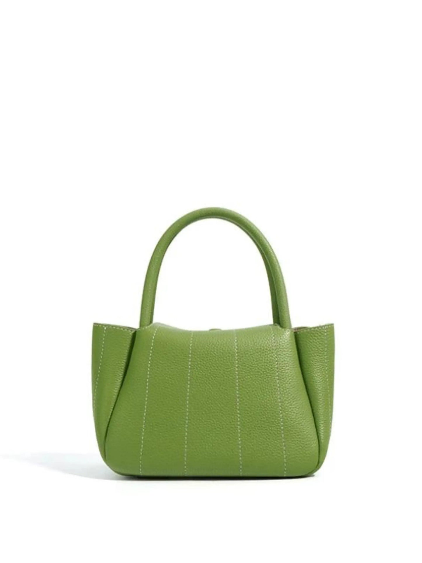 Leren Schoudertas Groen Simpel Stijlvol Design