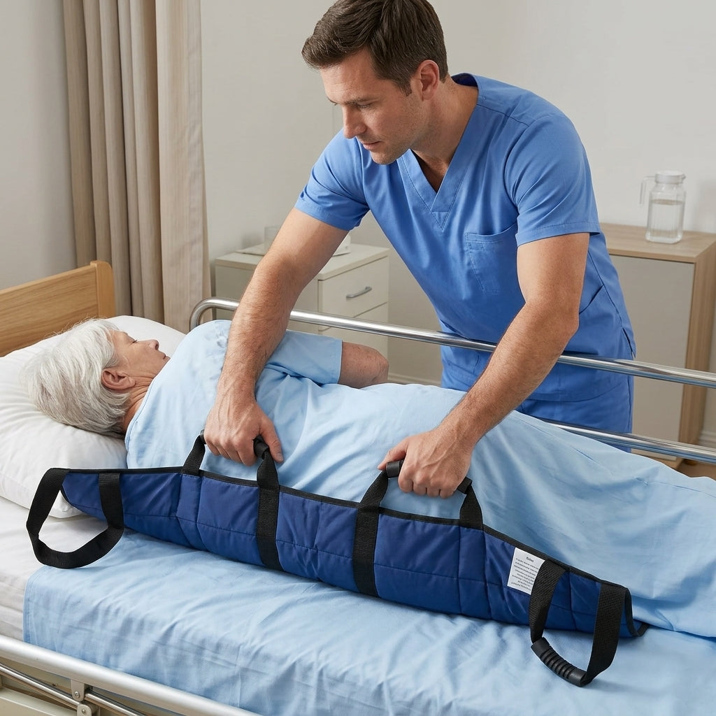 Gevoerde Overdraagmat voor Senioren – Comfortabele Transfer Hulp voor Bed & Ligondersteuning