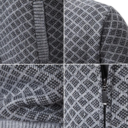 Italiaanse Herentrui Gebreid - Luxe en Stijlvol Design