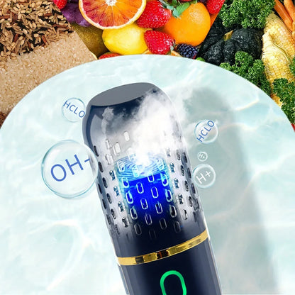 Draadloze Groente- en Fruitreiniger met Hydroxy-Ion Technologie – Compact Oplaadbaar Desinfectie-Apparaat voor Verse en Veilige Voeding