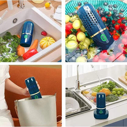 Draadloze Groente- en Fruitreiniger met Hydroxy-Ion Technologie – Compact Oplaadbaar Desinfectie-Apparaat voor Verse en Veilige Voeding