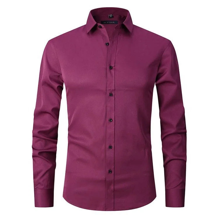 Lorenzo | Elasticiteitsshirt Elegante Transpirerende Heren Overhemd