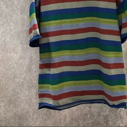 Vrouwelijke Gestreepte T-Shirts Casual Mode
