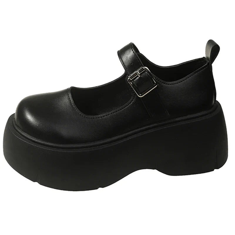Punk Platform Schoenen Zwarte Goth Pumps