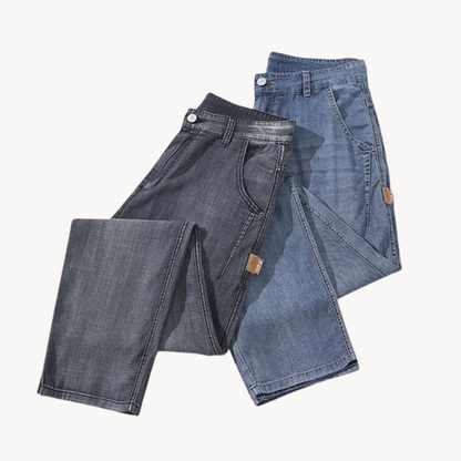 Heren Jeans Loose Fit Retro Casual Stijl