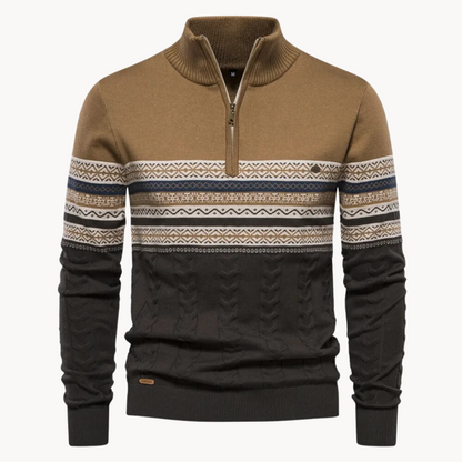 Merino Look Heren Trui Gebreid Warm en Comfortabel