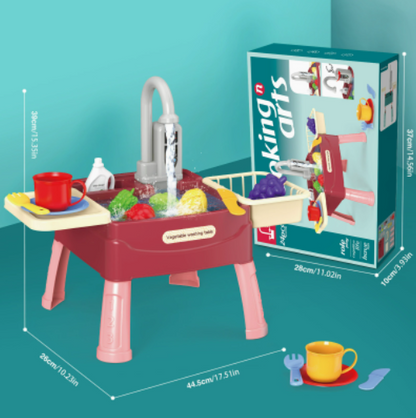 Interactieve Speelkeuken met Waterpomp en Spoelbak voor Fantasievol Rollenspel