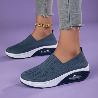 Sportieve Wandelsneakers met Ergonomische Ondersteuning Zwart Wit Marineblauw Beige Grijs Roze Rood Dames Heren Ademend Comfortabel Dagelijks