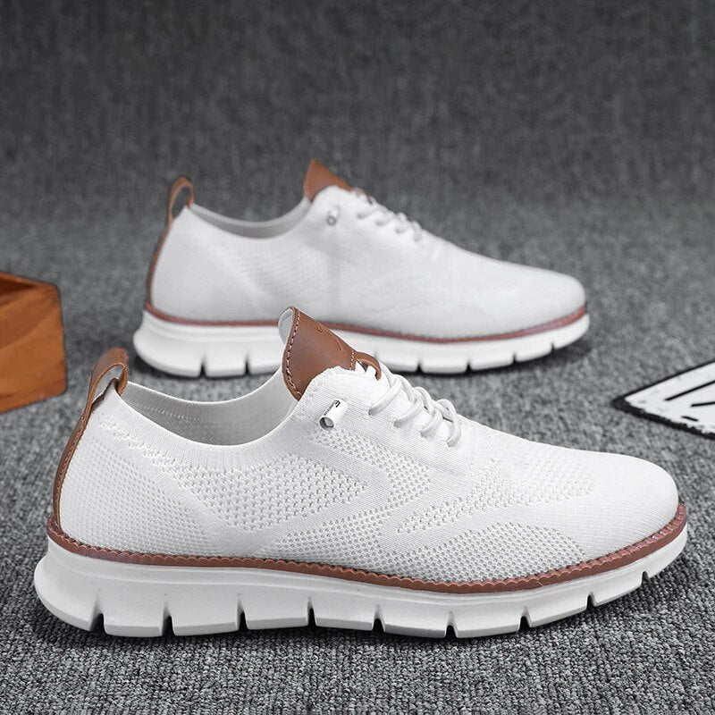 Mannen Sneakers Comfortabel Stijlvol Leer