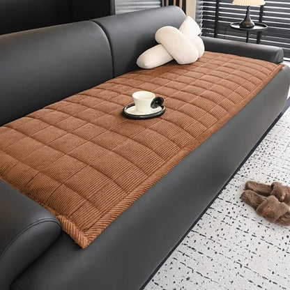 Gestoffeerde Bankhoes met Gequilte Textuur Antislip Meubelbescherming voor Moderne Woonkamer Interieur