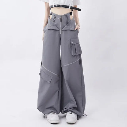 Vrouwelijke Cargo Broek Streetwear Stijl - StudioMarella