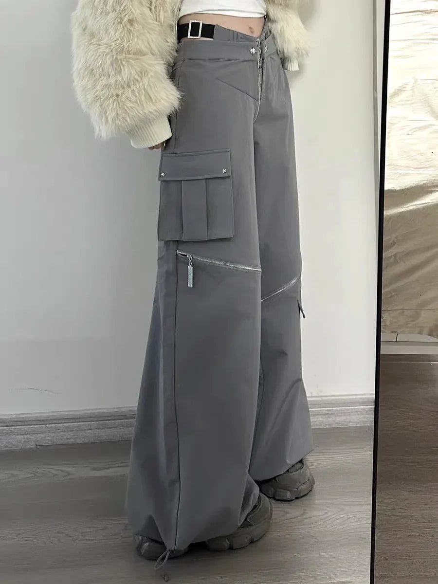 Vrouwelijke Cargo Broek Streetwear Stijl