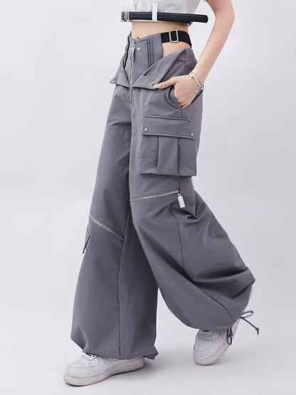 Vrouwelijke Cargo Broek Streetwear Stijl