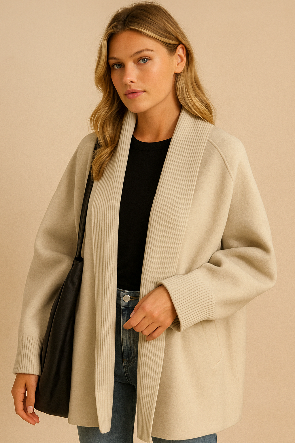 Dames Oversized Jas Lange Losse Vest Zomerstijl - StudioMarella