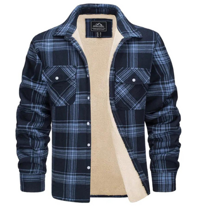 Fleece Jas Warm en Waterdicht voor Heren Geruit