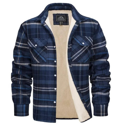 Fleece Jas Warm en Waterdicht voor Heren Geruit
