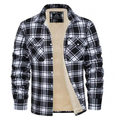 Fleece Jas Warm en Waterdicht voor Heren Geruit