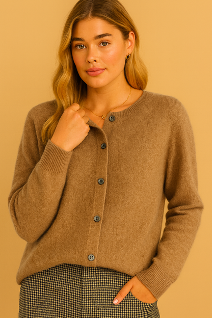 Dames Gebreide Vest Zacht Ronde Hals → Dames Gebreide Vest Zacht Comfortabel Ronde Hals