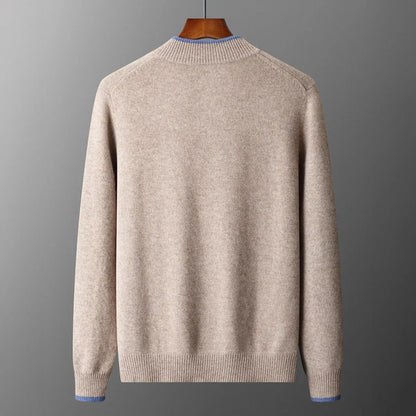Heren Cashmere Vest Rits Elegante Snit