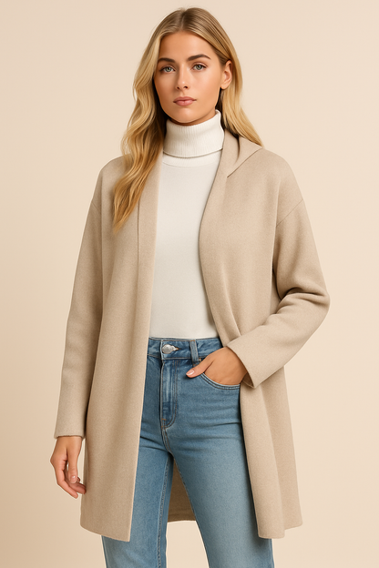 Dames Lange Vestjas Elegante Kwaliteit - StudioMarella