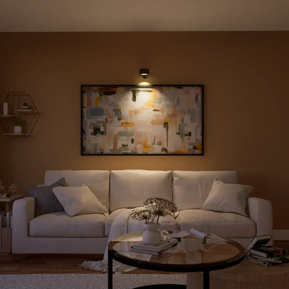 Draadloze Wandlamp Oplaadbaar & Dimbaar met 360° Rotatie – Compacte Touch-bediening Nachtlamp