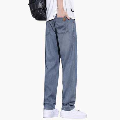 Heren Jeans Loose Fit Retro Casual Stijl