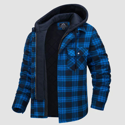 Heren Overhemdjas Geruit Casual Stijl