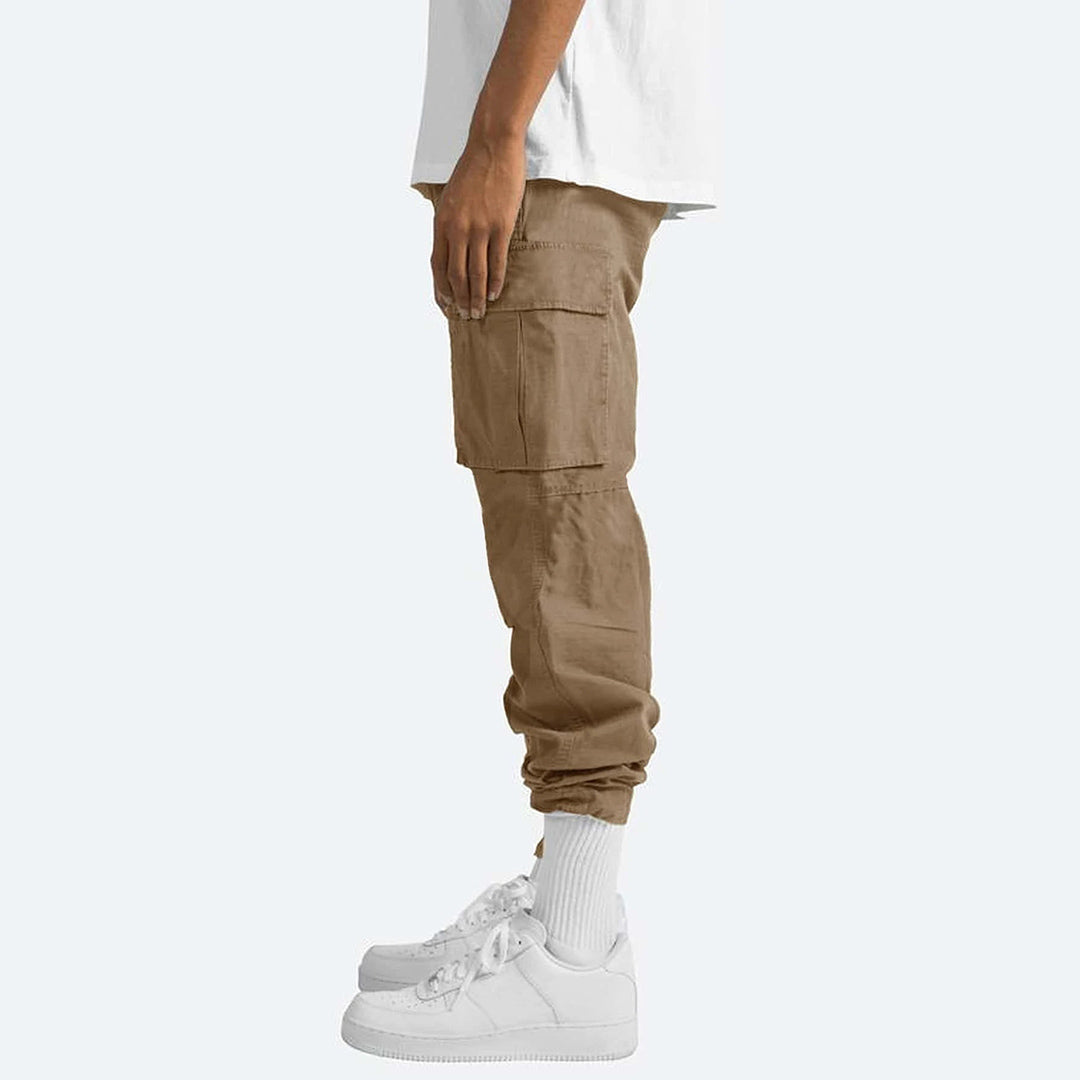 Heren Cargo Broek Zwart Met Veel Zakken Robuust
