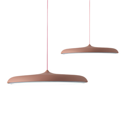 Moderne LED Hanglamp met Minimalistische Lijnen – Dimbare Eetkamerlamp in Meerdere Kleuren voor Scandinavisch Interieur