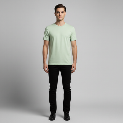 Mannen T-Shirt Slim Fit Moderne Stijl - StudioMarella