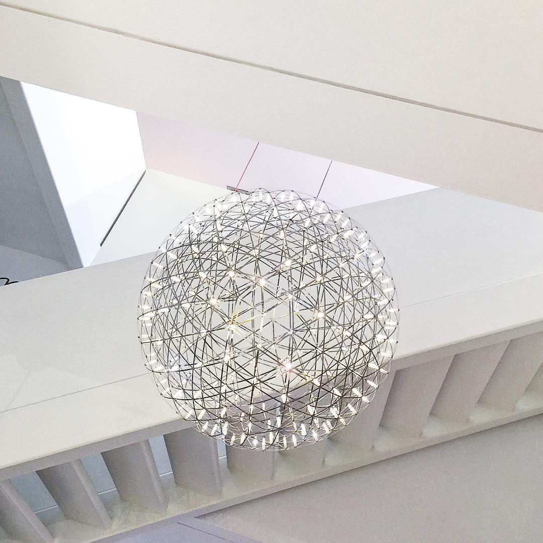 LED Hanglamp Bol Zilver Sfeerverlichting Moderne Lichtbol met Dimbare Lichtpunten Transparante Kristalbol Decoratief Scandinavisch Warm Wit Industrieel Design Interieurlamp