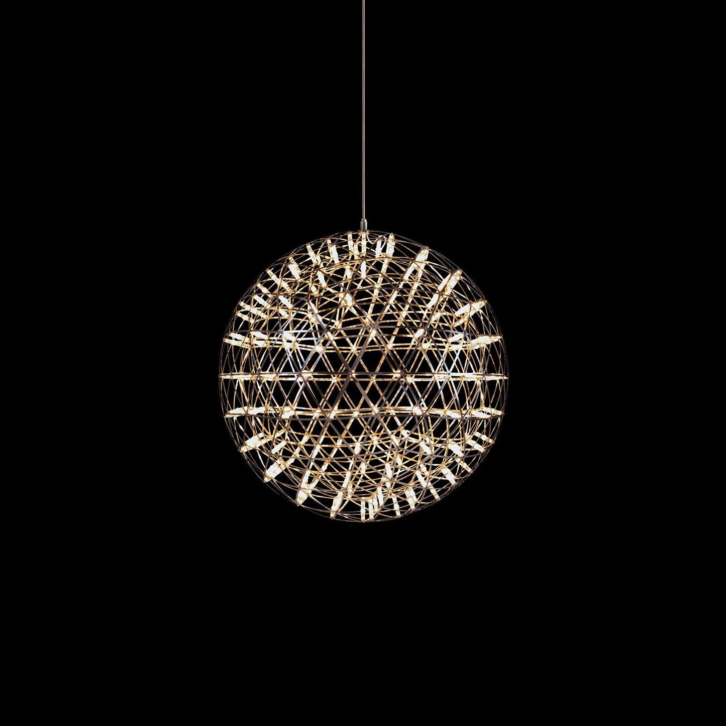 LED Hanglamp Bol Zilver Sfeerverlichting Moderne Lichtbol met Dimbare Lichtpunten Transparante Kristalbol Decoratief Scandinavisch Warm Wit Industrieel Design Interieurlamp