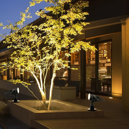 Solar Tuinspot LED RGB Buitenlamp IP65 Verstelbare Kop Aluminium Gazonverlichting