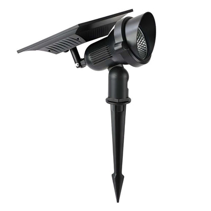 Solar Tuinspot LED RGB Buitenlamp IP65 Verstelbare Kop Aluminium Gazonverlichting