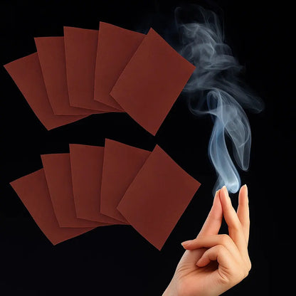 Rookvingers Goocheltruc 8x6cm Speciaal Papier Rookeffect Vingertoppen Podium Video Party Goochelen Illusie Cadeau 5 Stuks