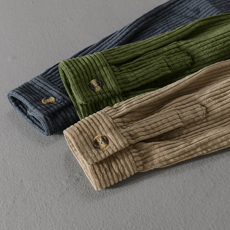 Ravian | Stijlvol & Versatile Corduroy Overhemd 6