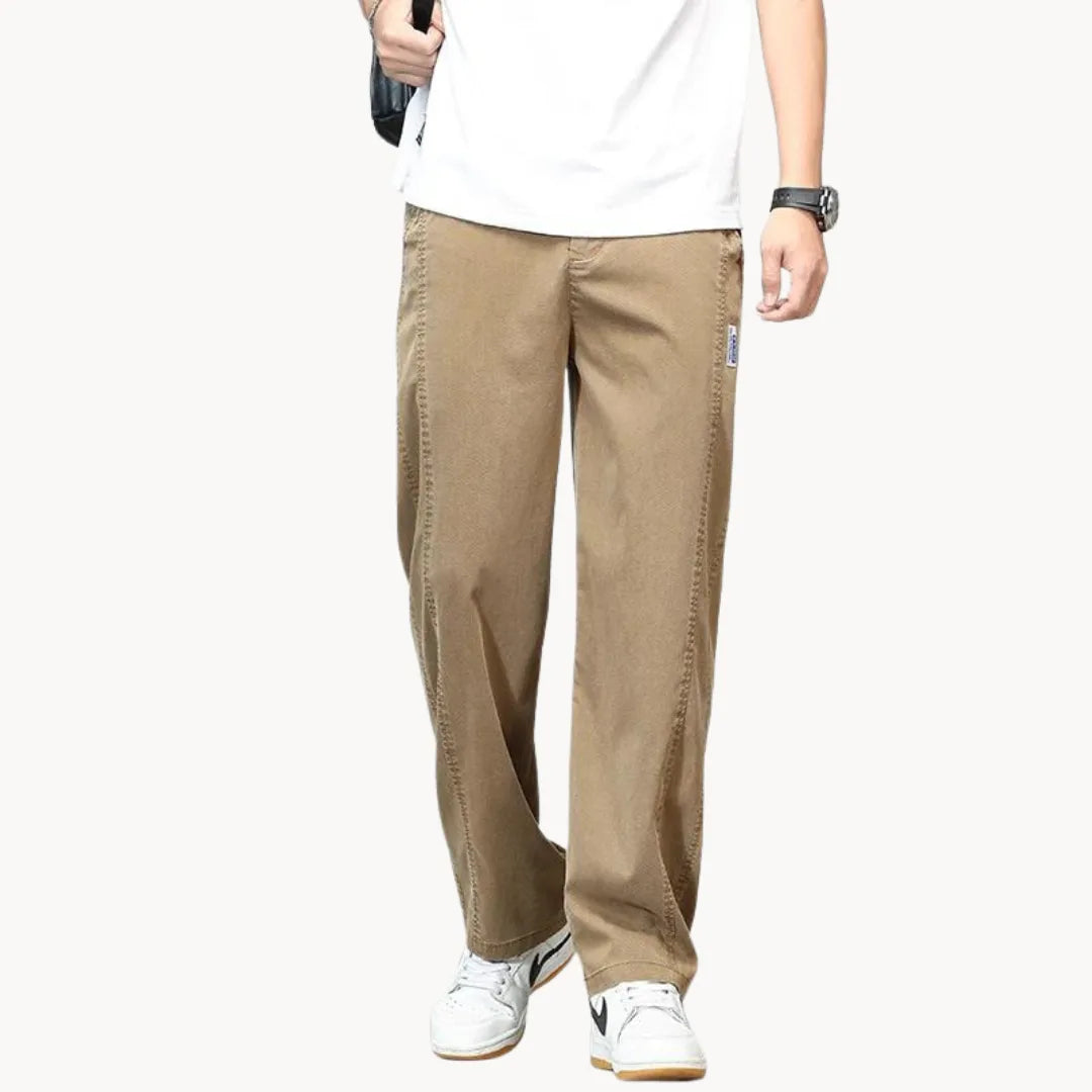 Elastische Jeans Rechte Broek Met Stretch Stof - StudioMarella
