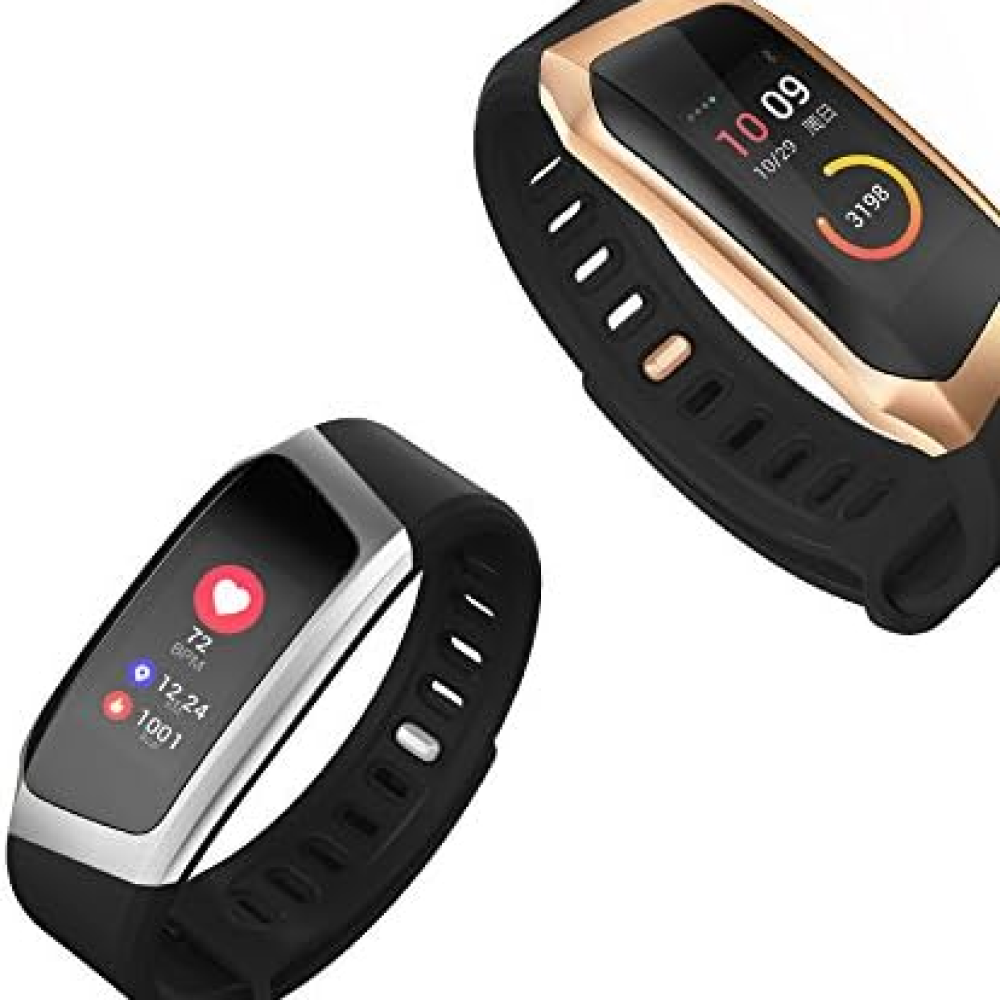 Slimme Fitness Tracker met Hartslagmeter en Bloeddrukfunctie - 24/7 Gezondheidsmonitoring & Sporttracking