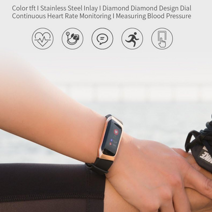 Slimme Fitness Tracker met Hartslagmeter en Bloeddrukfunctie - 24/7 Gezondheidsmonitoring & Sporttracking