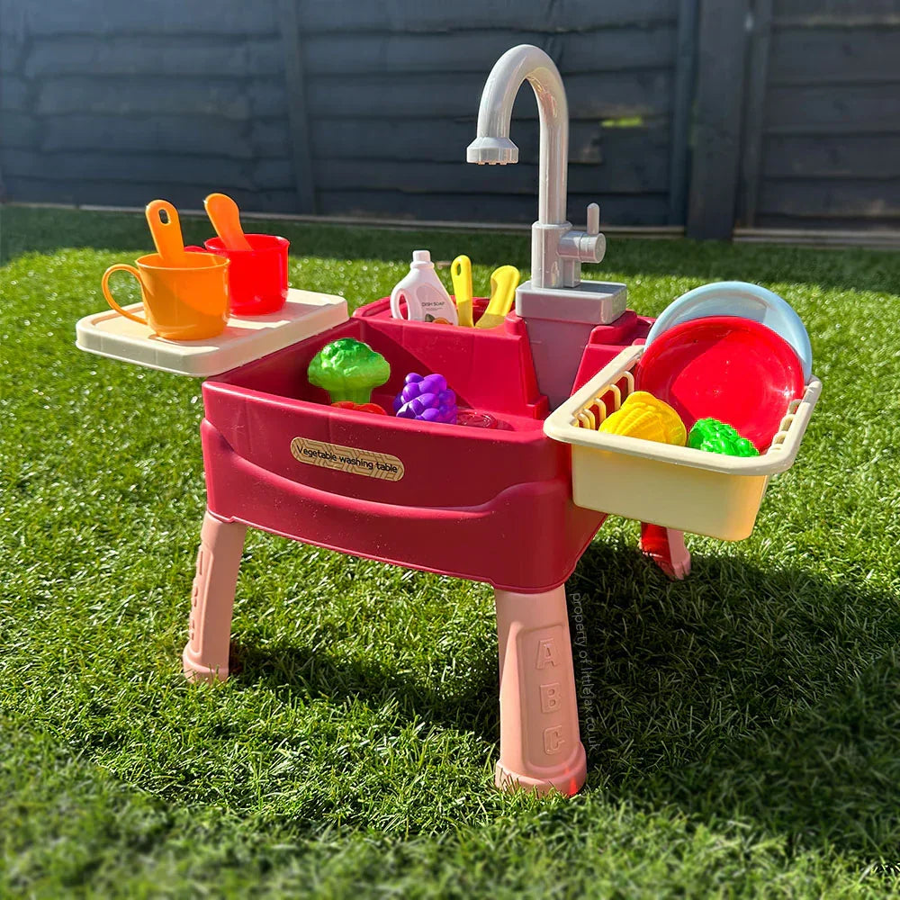 Interactieve Speelkeuken met Waterpomp en Spoelbak voor Fantasievol Rollenspel