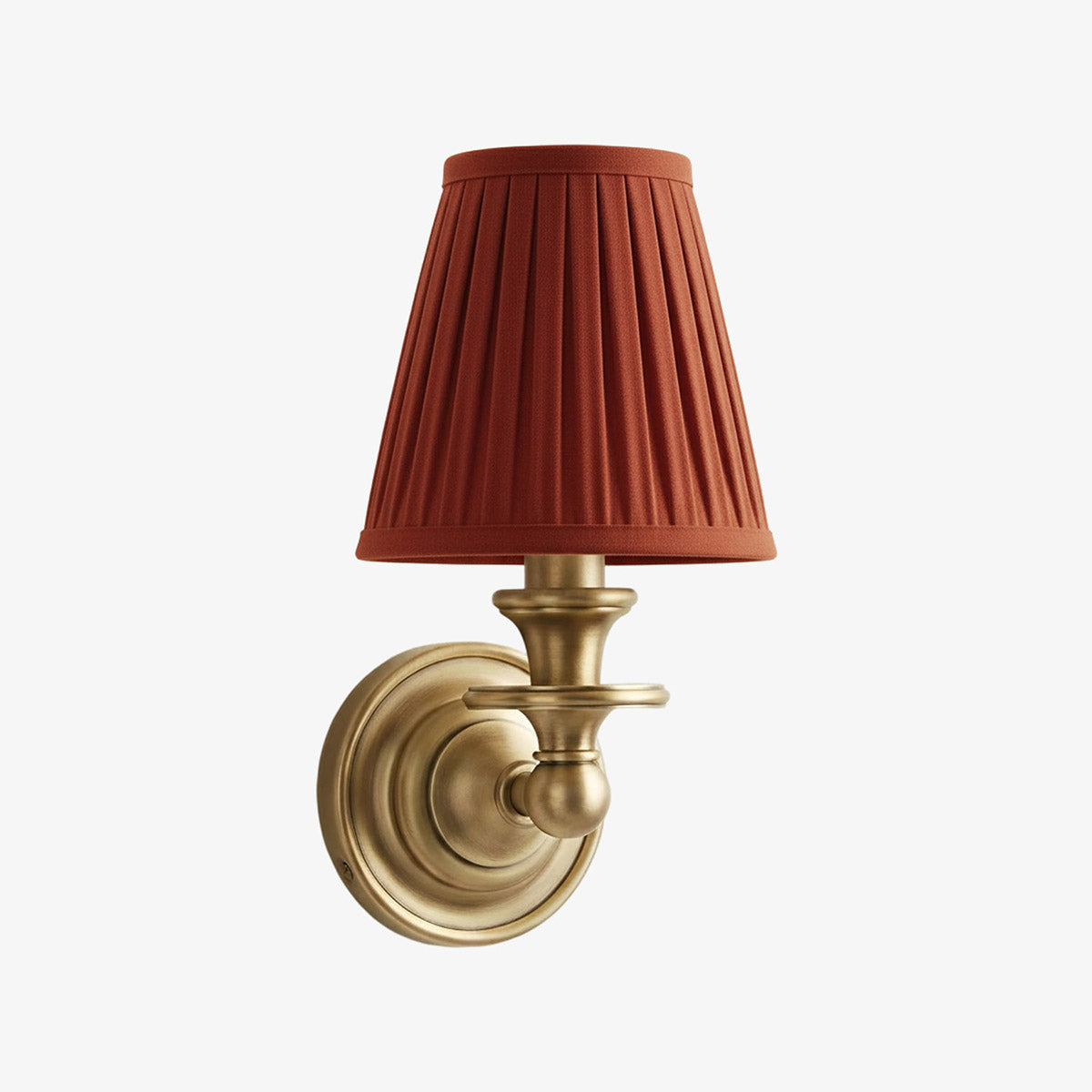 Wandlamp met stoffen kap en zwanenhalsarm – smeedijzeren armatuur met verstelbare leeslamp
