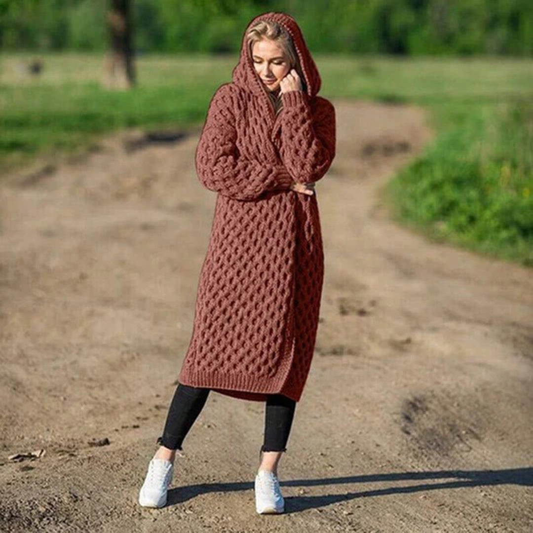 Vrouwen Trui Lange Vestjas Warm en Stijlvol