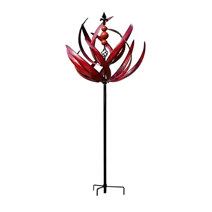 Decoratief Windspel voor Tuin – Draaiend Metalen Buitenornament met Reflectie