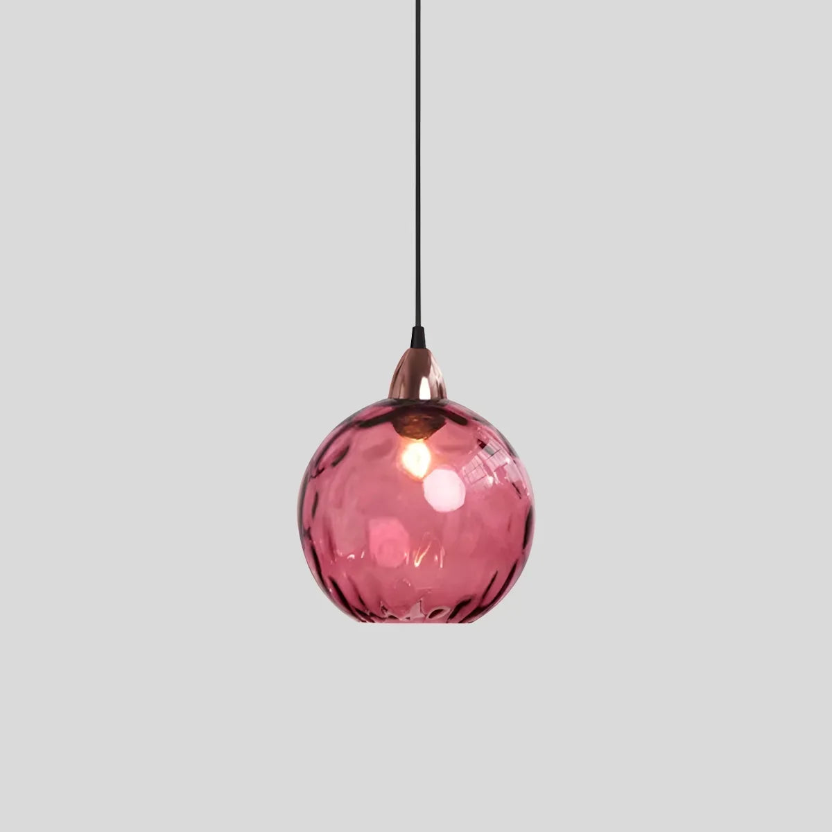 Hanglamp Glas E26 20 cm Grijs Eettafel Woonkamer Slaapkamer Rookglas Bollamp Pendellamp Sfeerverlichting