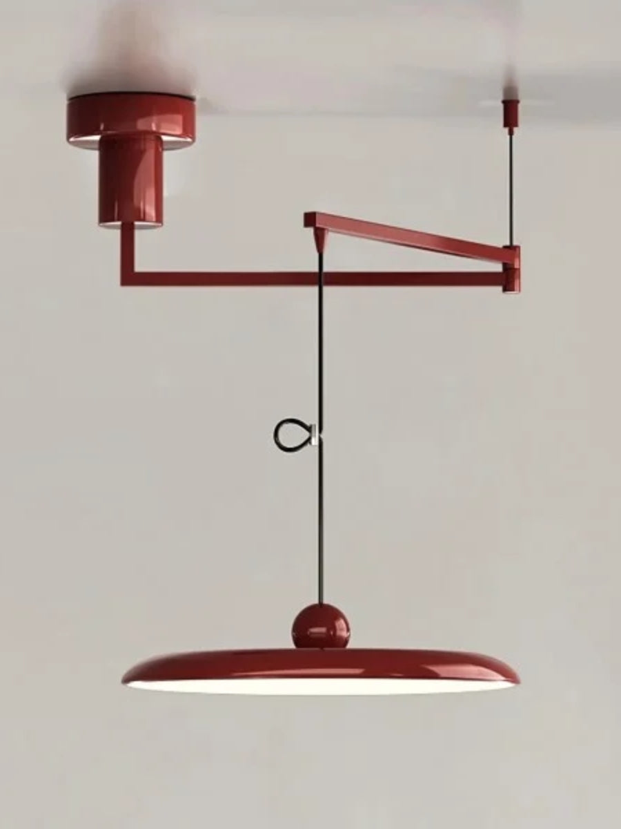Verstelbare Hanglamp met Zwenkarm – Minimalistische Industriële Verlichting Metaal